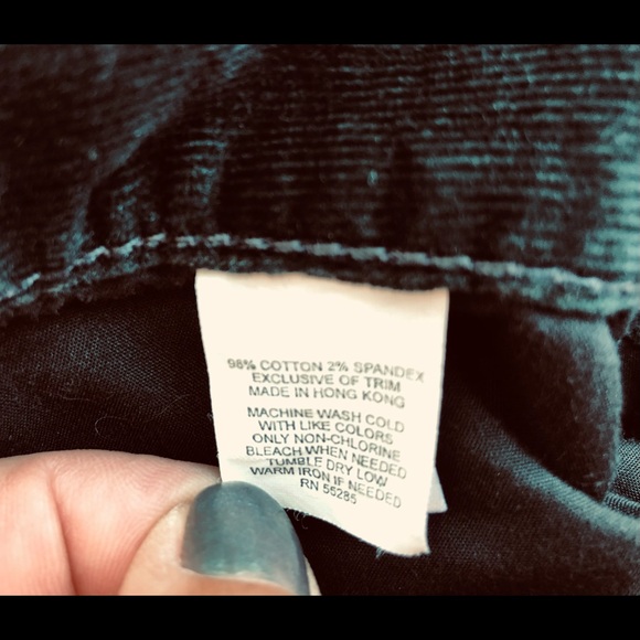 Vintage❣️ Express Black Corduroy Pants - Picture 8 of 9